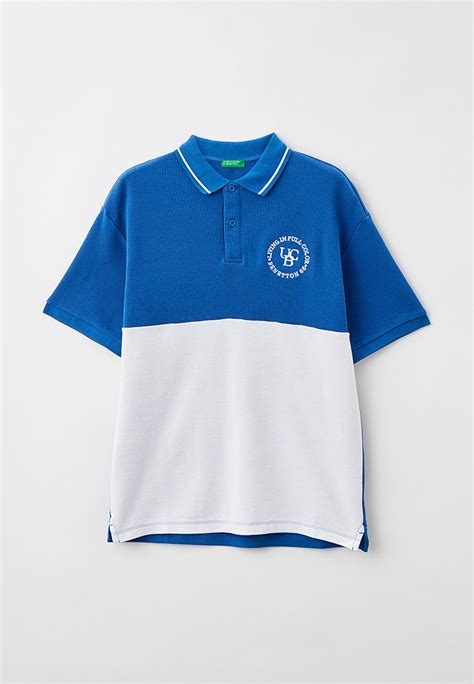 Поло United Colors of Benetton, цвет: синий, RTLACM405701 — купить в ...