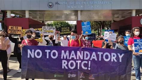 Makabayan Solons Frown On ‘railroading Of Rotc Bill Philippines