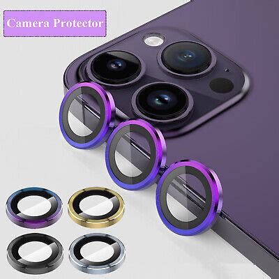 For IPhone 13 14 15 15 Pro Max Metal Ring Camera Lens Protector