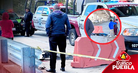 Hombre muere atropellado sobre autopista México Puebla