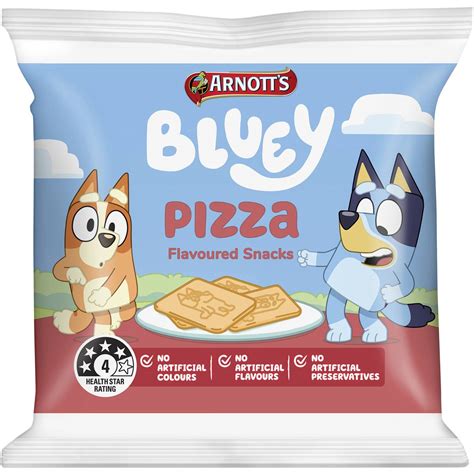 Arnotts Bluey Multipack Cracker Biscuits Pizza 8 Pack Woolworths