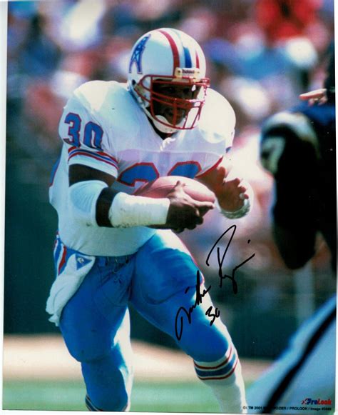 Mike Rozier Houston Oilers Autographed 8x10 Photo PSM - Powers Sports ...