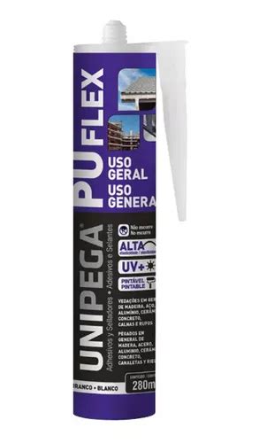 Selante Pu Flex Uso Geral Unipega 400g 280ml Cinza Parcelamento Sem Juros