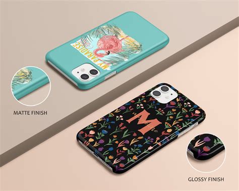 Nude Personalized Phone Case Custom Initial Case Minimalist Etsy