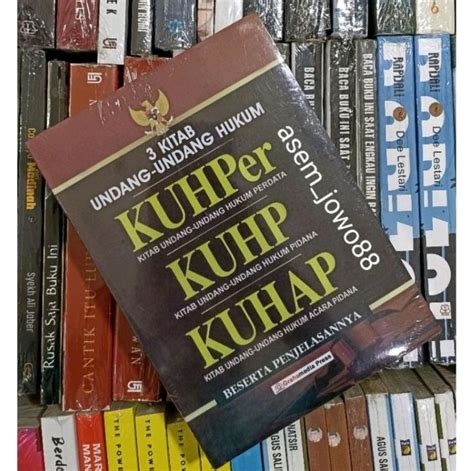 Buku Kitab Undang Undang Hukum Kuhper Kuhp Kuhap Beserta