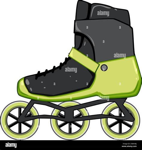 Skate Inline Skates Cartoon Vector Illustration Stock Vector Image