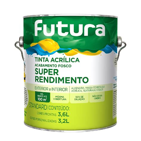 Tinta Acrílica Fosca Standard Algodão Egípcio 3 6l Futura Tintas