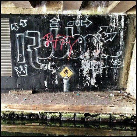 Banksy Vs Robbo Graffiti Wars Picture Of Camden Locks Canalside