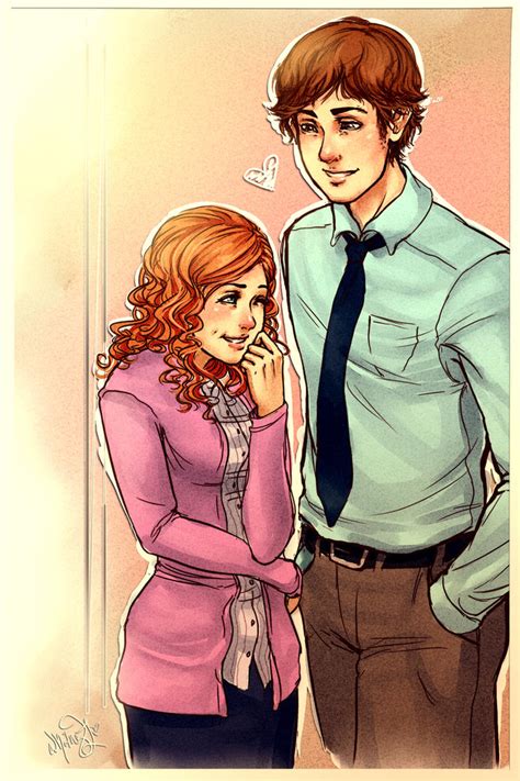 Jim and Pam by DreamerWhit on DeviantArt