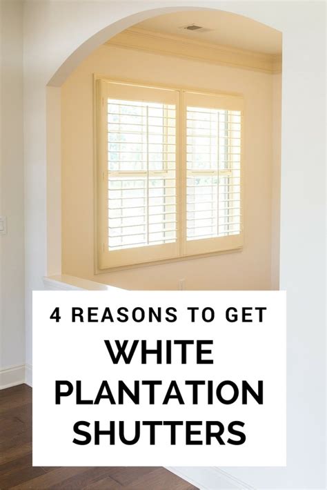 White Plantation Shutters: Style & Light Control