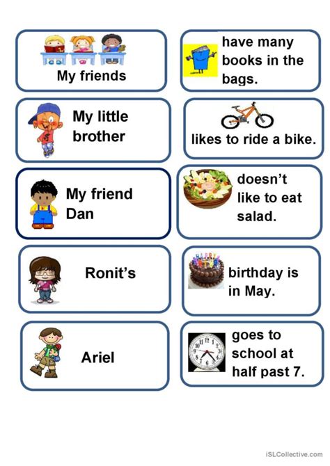 Build A Sentence Game English Esl Worksheets Pdf And Doc