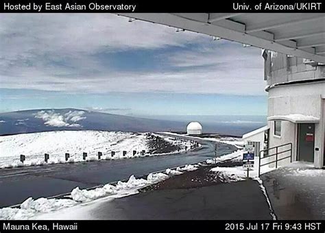 Snow storm hits Hawaii in July 2015! - Strange Sounds