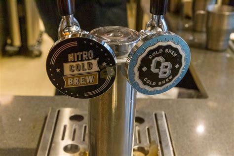 Nitro Cold Brew And Cold Brew Coffee Served On Tap At Starbucks In