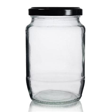 Lb Clear Glass Food Jar Twist Off Lid Ampulla Ltd