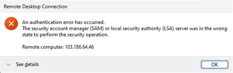 How To Fix Remote Desktop An Authentication Error Has Occurred On