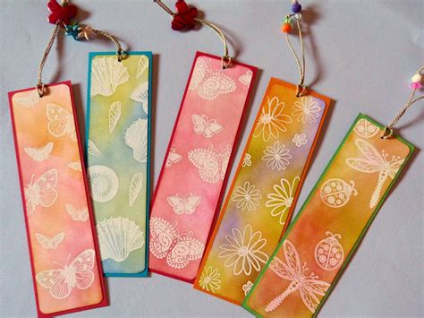 Student Bookmarks Paper Bookmarks Watercolor Bookmarks Bookmarks