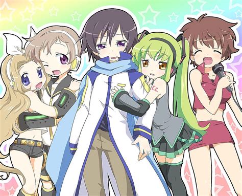 Cc Code Geass Kururugi Suzaku Lelouch Lamperouge Male Maruki Nunnally