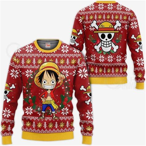 Luffy Anime Ugly Christmas Sweater One Piece GG0711 | One Piece Store