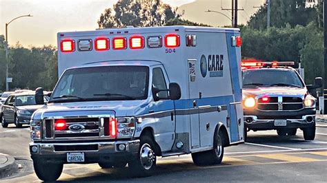 Care Ambulance And LACoFD Squad 151 Transporting YouTube