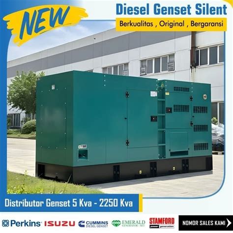 Jual Perkins Genset Silent Kva Harga Murah Shopee Indonesia