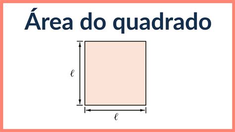 🟪figuras Planas Área Do Quadrado 9° Ano Youtube