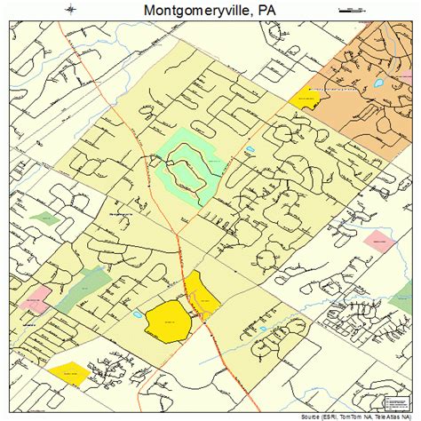 Montgomeryville Pennsylvania Street Map 4250672