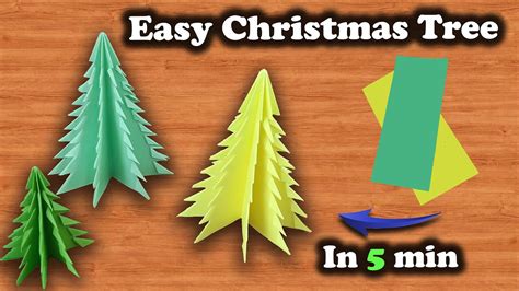 How To Make Origami Tree Christmas Origami Christmas Tree Youtube