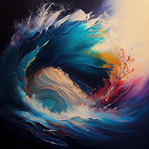 Rainbow Wave Painting by Matt Black - Fine Art America