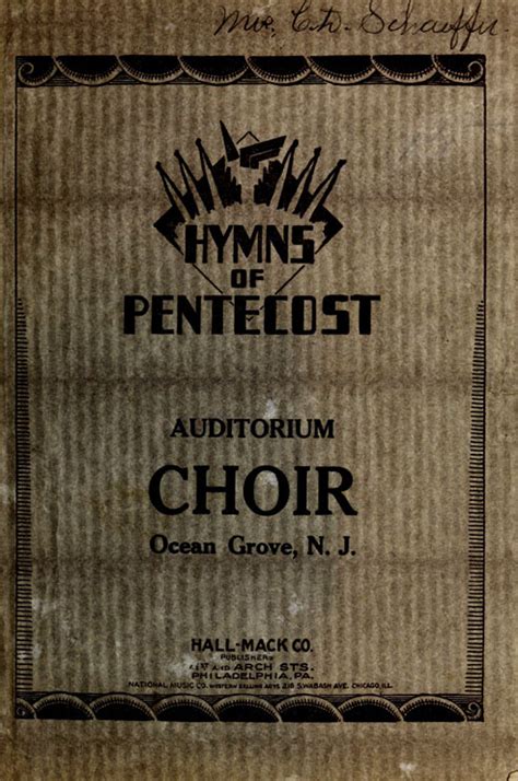 Hymns Of Pentecost