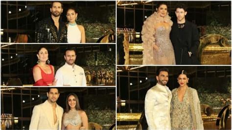 Bollywood Couples Deepika Ranveer Priyanka Nick Saif Ali Khan Kareena