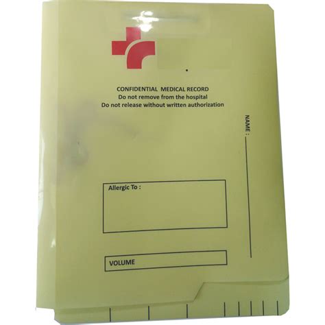 Hospital File Folder