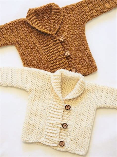 Crochet Baby Boy Sweater