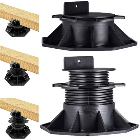 12pack Adjustable Deck Support Pedestal Deck Foundation Base Support