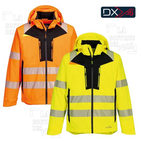 Veste De Pluie Haute Visibilit Dx Portwest Laboutiquedespros