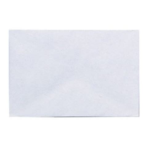 Enveloppes à gomme sans fenêtre C6 114 x 162 mm 25 pcs blanc