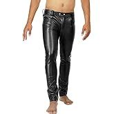 Bockle 1991 Röhre Leather Pants Men Jeans Tube Skinny Slim Fit Man at