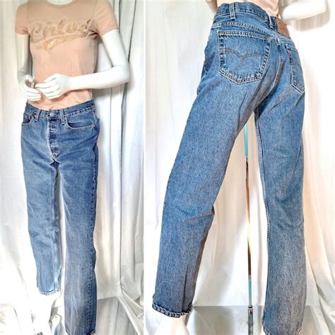 Vintage Levis 501 Jeans 80s Baggy Jeans Levis 501 B… Gem