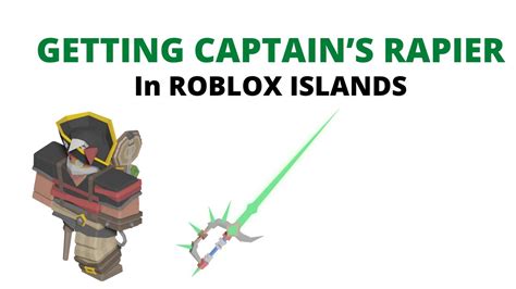 Getting CAPTAINS RAPIER In ROBLOX ISLANDS YouTube