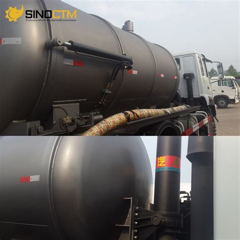 Sinotruk Septic Tank Truck Liters Vacuum Suction Truck Cbm Sewage