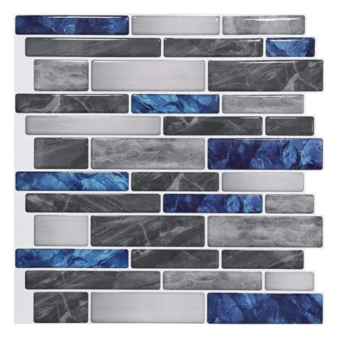 Art3dwallpanels 12 In X 12 In Peel And Stick Backsplash Tile For