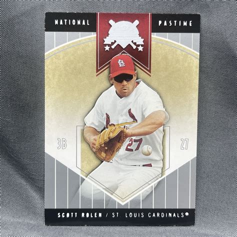 2004 Fleer National Pastime White 32 Scott Rolen 50 For Sale Online