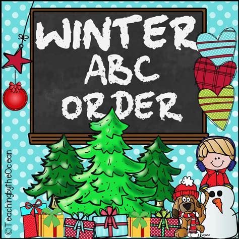 Winter/Christmas ABC Order | Made By Teachers