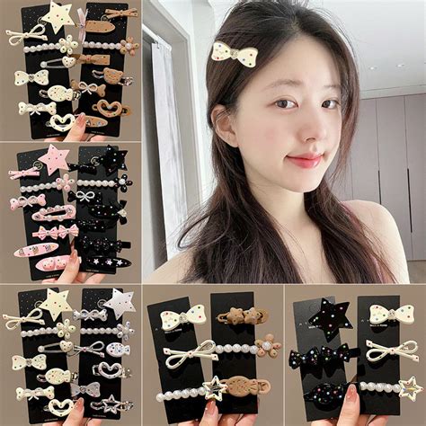 Sweet Cool Girl Y K Star Hair Clip Female Temperament Side Broken Hair