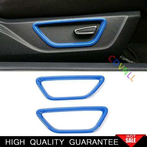 Fit For Ford Mustang Bright Blue Seat Adjust Handle Button