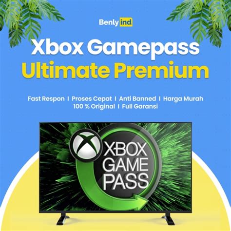 Jual Xbox Gamepass Ultimate Premium Bulan Murah Bergaransi Xbox One