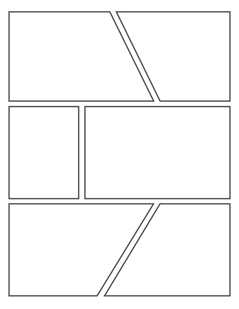 Free Printable Comic Strip Templates You Can Customize Off