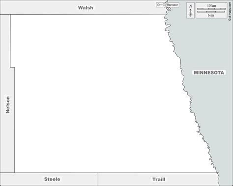 Grand Forks County Kostenlose Karten Kostenlose Stumme Karte