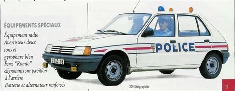 205 Ge Spéciale Ex Voiture De Police Planete 205