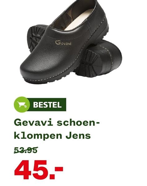 Gevavi Schoen Klompen Jens Aanbieding Bij Welkoop