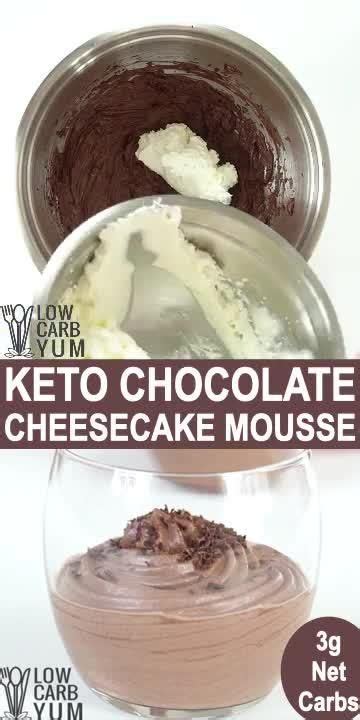 No Bake Keto Chocolate Cheesecake Mousse Artofit